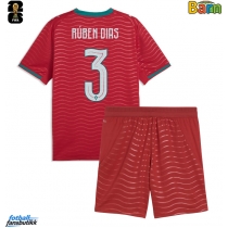 Portugal Ruben Dias #3 Hjemmedraktsett Barn VM 2026 Kortermet (+ Korte bukser)